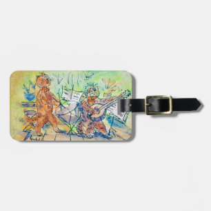 Cats Band, Louis Wain Luggage Tag