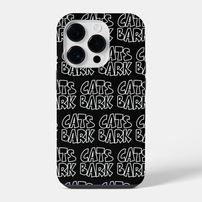 Cats Bark iPhone Case (Back)