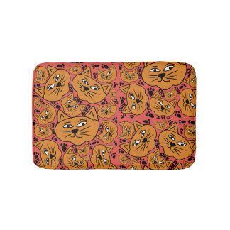 cats bath mat