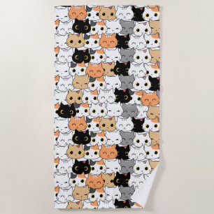 Cats Beach Towel