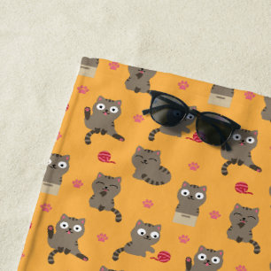Cats Beach Towel