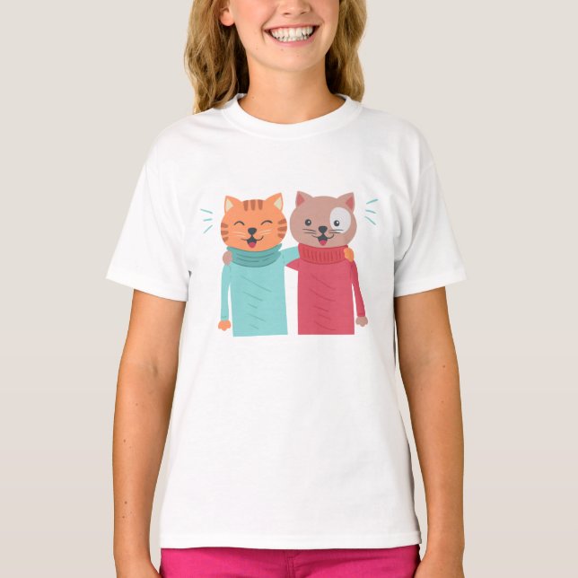 Cats Best Friend T-Shirt (Front)