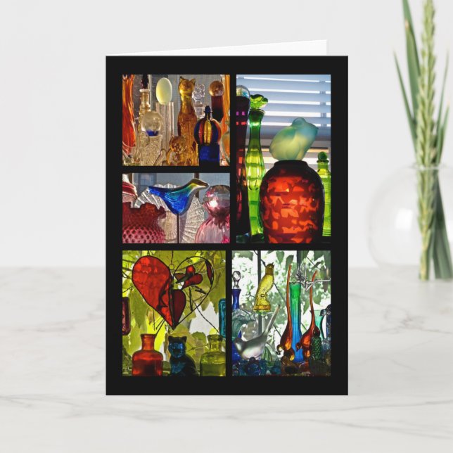 Cats, Birds & a Frog Card (Front)