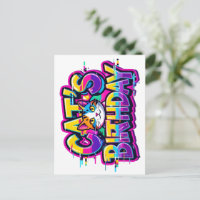 Cat's Birthday Rainbow Glitch