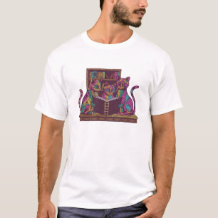 Cats Book T-Shirt
