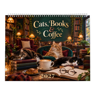Cats Books & Coffee Cosy Reading Calendar
