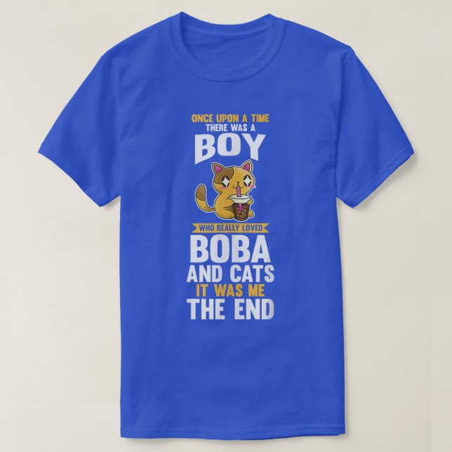 Cats Bubble Tea  T-Shirt (Design Front)
