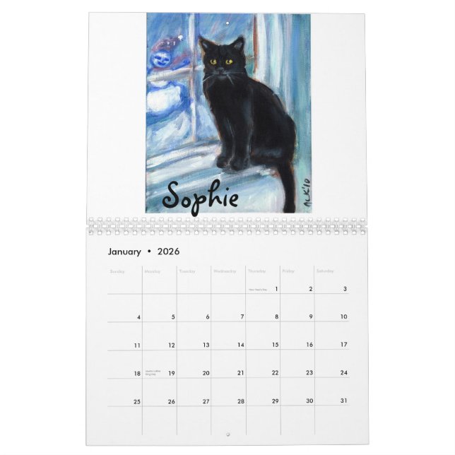Cats by Angie 2011 calendar (Jan 2026)