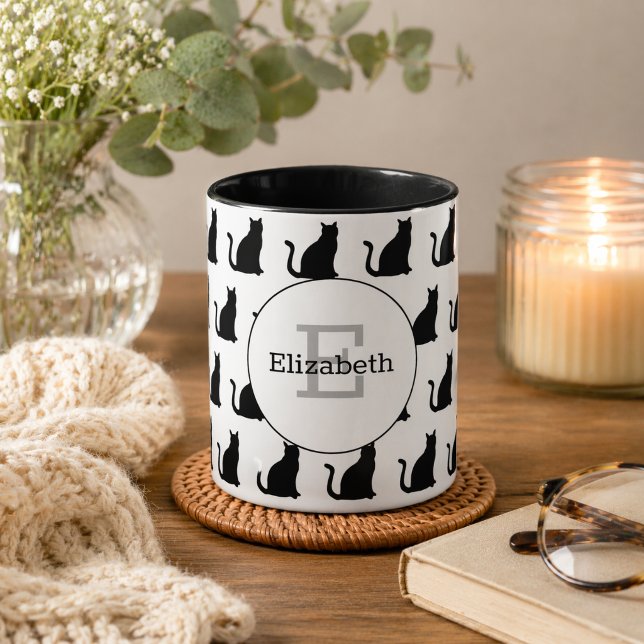 Cats, Cats and More Cats Monogram Mug (Creator Uploaded)