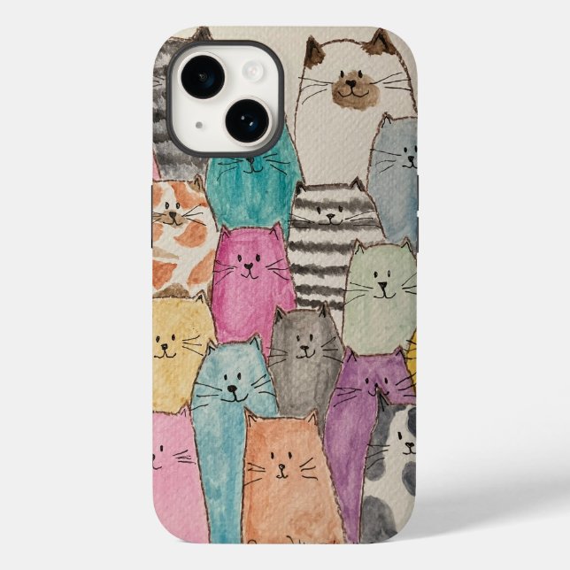 Cats! Cats! Cats!  Case-Mate iPhone Case (Back)