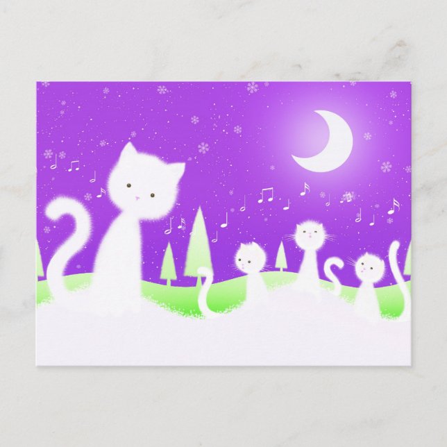 Cats choir postcard (Front)