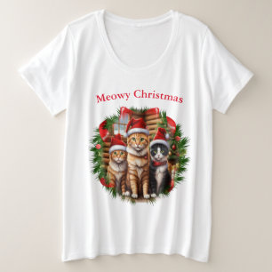 Cats Christmas t-shirts