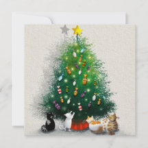 Cats & Christmas Trees