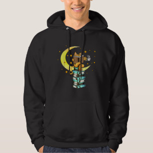 Cats Coffee Reading Kat Books Read Stubenter Kitte Hoodie