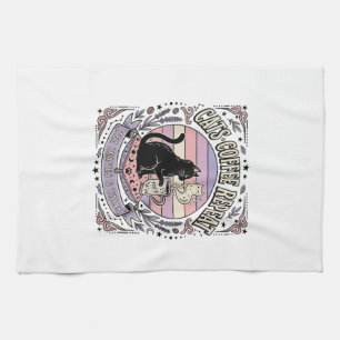 Cats Coffee Repeat Cat Tea Leaves Coffee Fortune R Towel