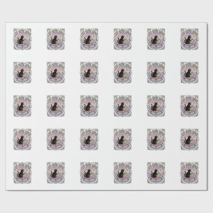 Cats Coffee Repeat Cat Tea Leaves Coffee Fortune R Wrapping Paper