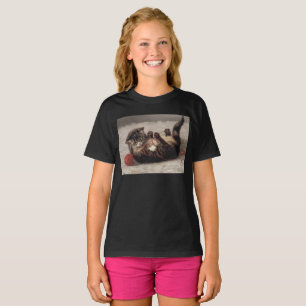 Cat's Cradle, A Cat Playing Ball of Yarn T-Shirt