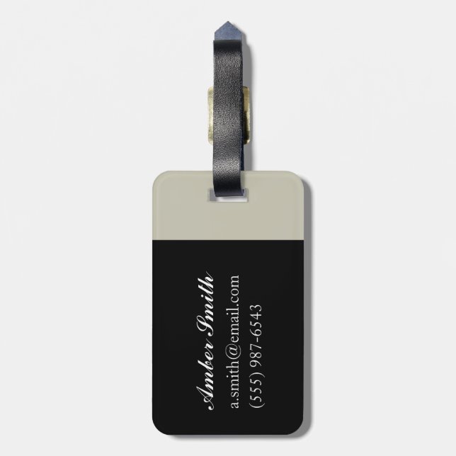 Cat's Cradle Luggage Tag (Back Vertical)