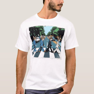Cats Crossing The Road Crosswalk T-Shirt