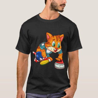 Cats Curling / Curling player cat T-Shirt