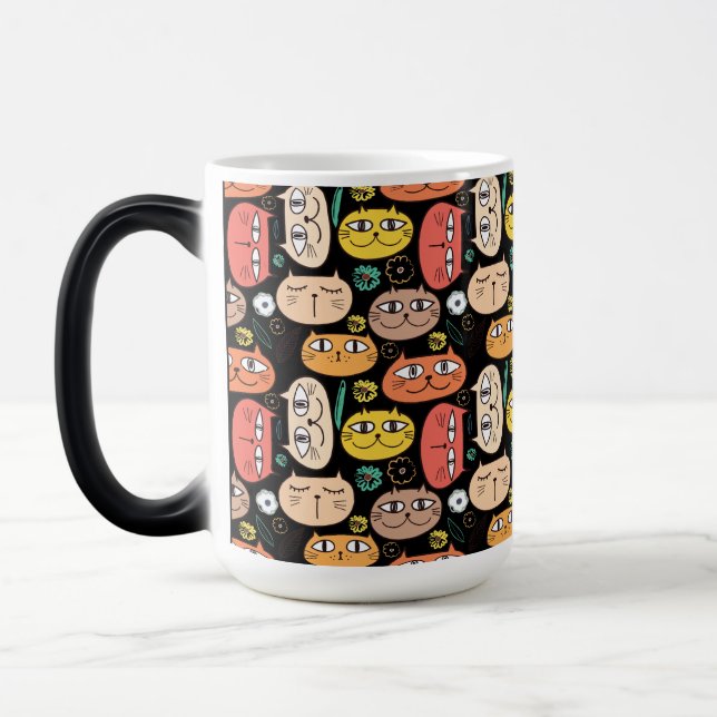 Cats Design  Magic Mug (Left)
