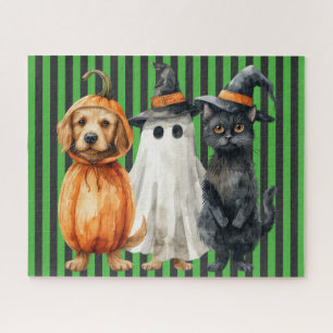 Cats & Dogs Halloween Puzzle