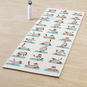Cats doing yoga Yoga Mat