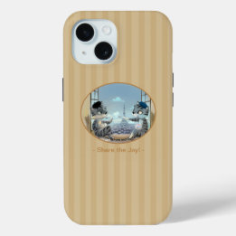Cats & Eiffel Tower – Paris J Tough Phone Case - V