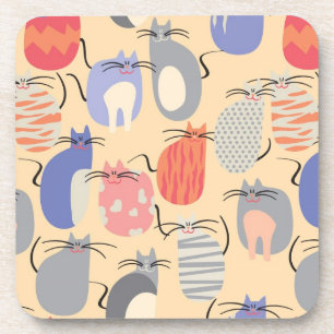 Cats Everywhere Coaster