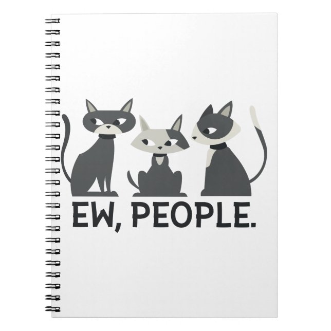 Cats,Ew,People Notebook (Front)