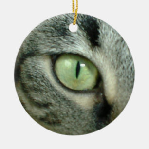 "CAT'S EYE" CHRISTMAS ORNAMENT