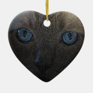 Cat's Eye Christmas Ornament