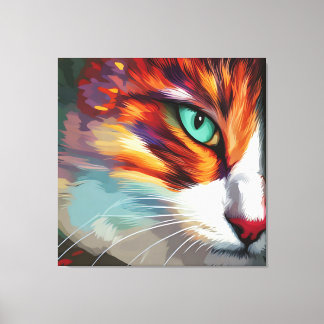 Cat's Eye Design Canvas Print