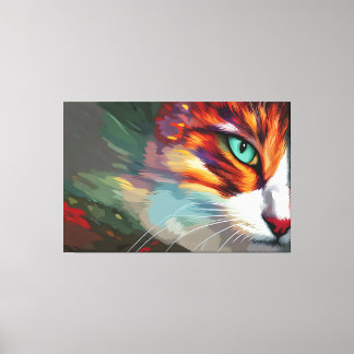 Cat's Eye Design Canvas Print
