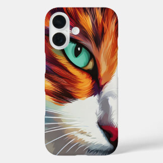 Cat's Eye Design iPhone 16 Case