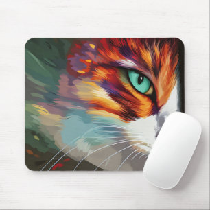 Cat's Eye Design Mouse Pad