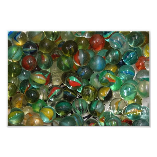 Cat's Eye Marbles Photo Print (Front)