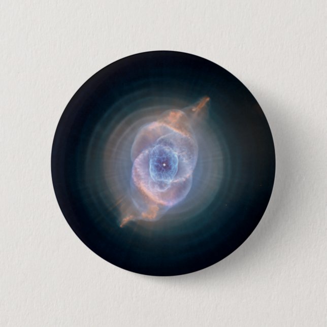 Cats Eye Nebula 6 Cm Round Badge (Front)