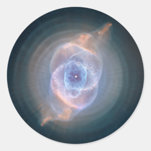 Cats Eye Nebula Classic Round Sticker