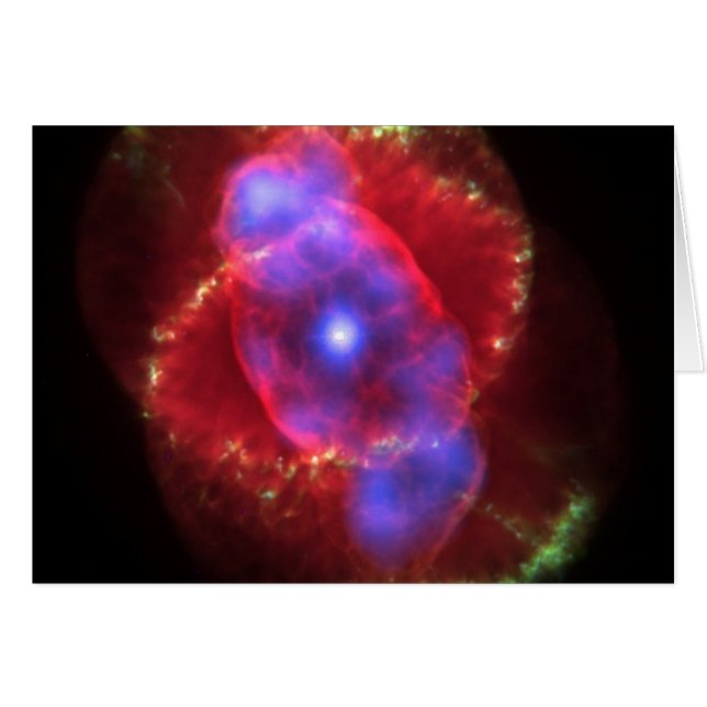 Cat's Eye Nebula glowing (Front Horizontal)