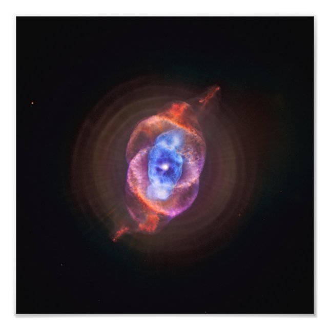 Cat's Eye Nebula - Hubble / Chandra Photo Print (Front)