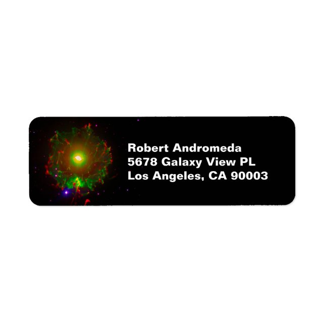 Cat's Eye Nebula NGC 6543 Color Composite Address (Front)