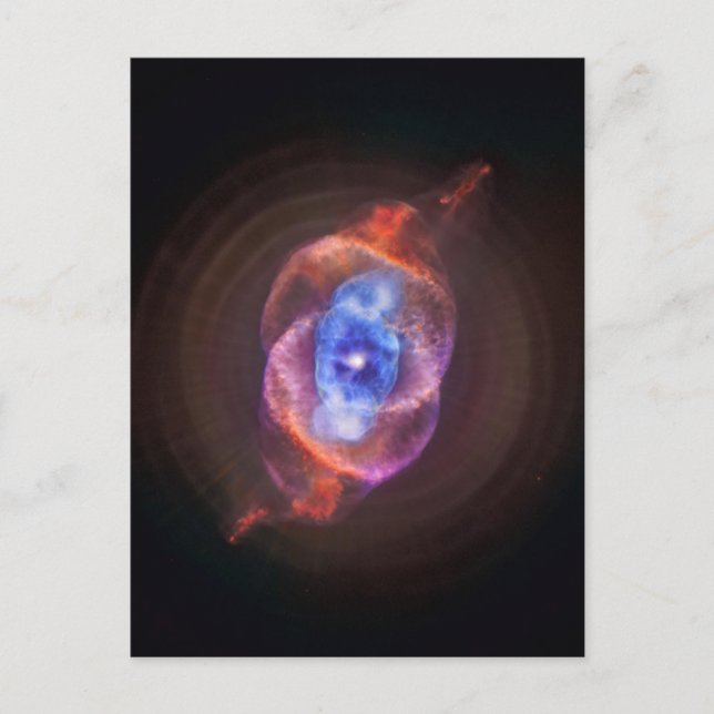 Cat's Eye Nebula Space Postcard (Front)