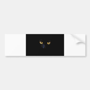 cats eyes bumper sticker