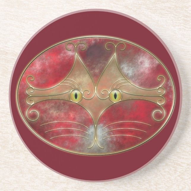 Cat's-Eyes Coaster (Front)