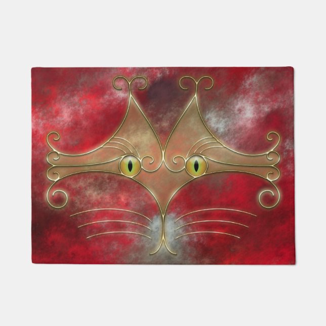 Cat's Eyes Doormat (Front)