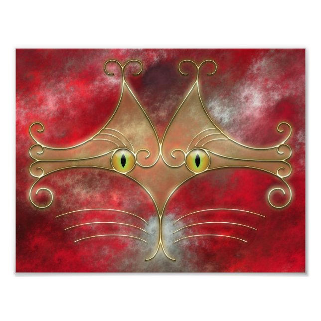 Cat's-Eyes Photo Print (Front)