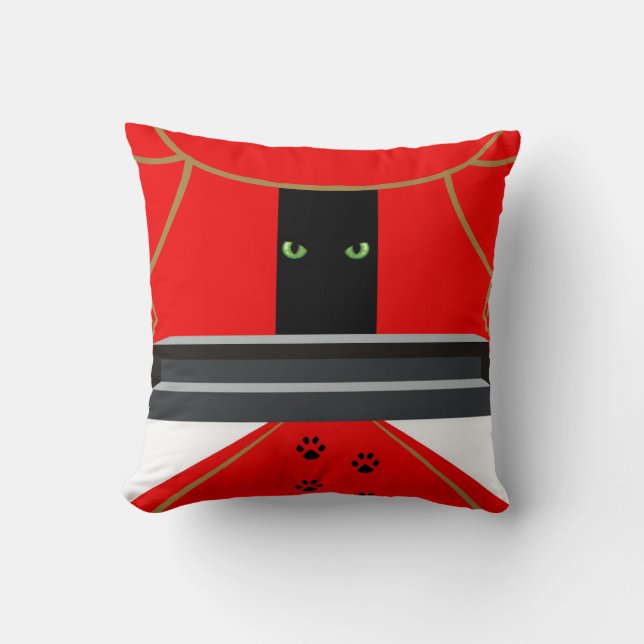 Cat's Eyes Reversible Cushion (Front)