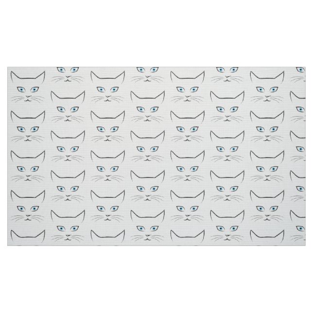 Cat's face fabric (Fat Quarter)