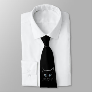 Cat's face tie